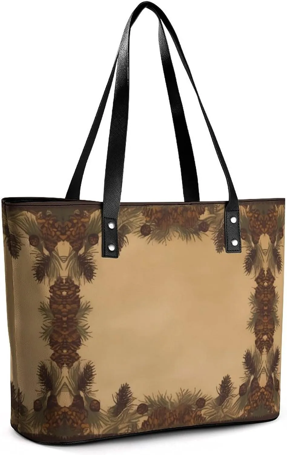 Mexican Otomi Animals Bag Purse Handbag for Women Top Handle Satchel Shoulder with Zipper Tote Bags Large