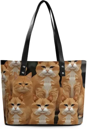 Mexican Otomi Animals Bag Purse Handbag for Women Top Handle Satchel Shoulder with Zipper Tote Bags Large