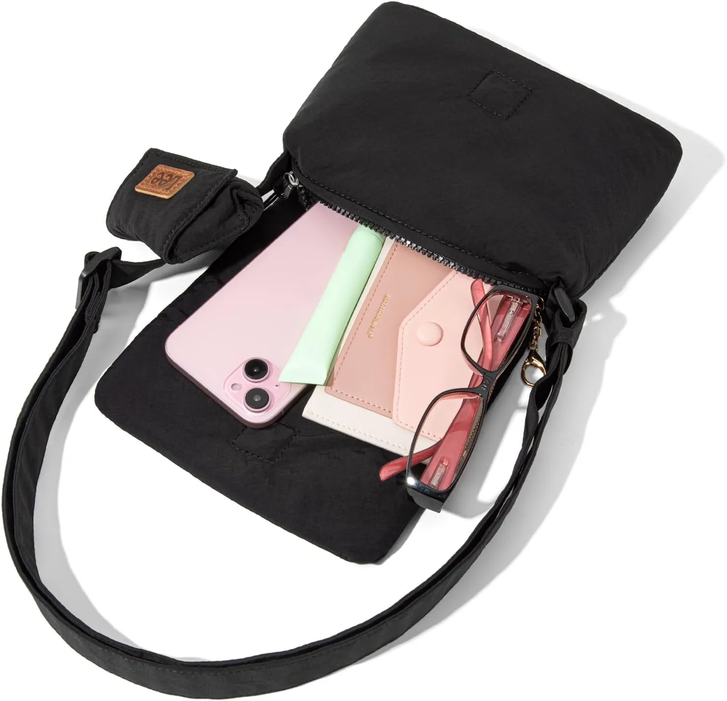 Montana West x Lee Small Crossbody Bags for Women Lightweight Mini Shoulder Bag with Earphone Pouch