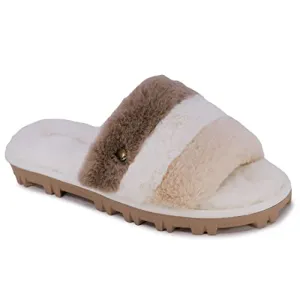 Nautica Women's Slipper Fluffy Warm Slide Indoor Outdoor Flip Flop Shoe