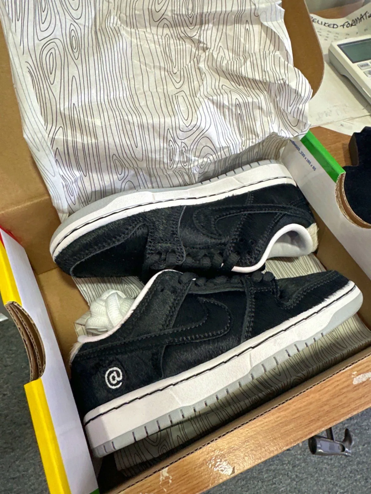 Nike DA1630 Black SB Dunk Low Pro QS (PS) Trainers 👟 UK 10 👟