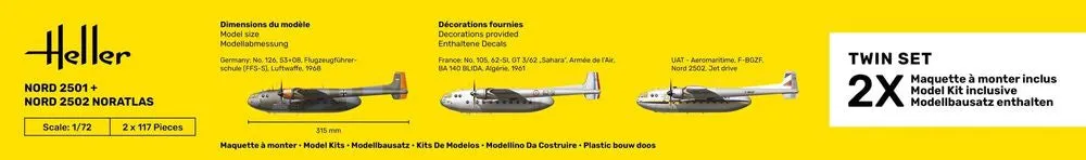 Nord2501   Nord 2502 NORATLAS TWINSET
