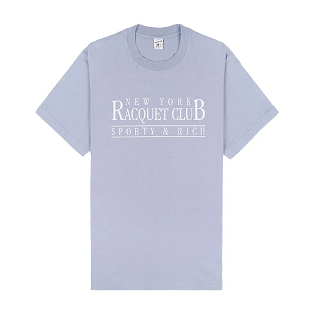 NY Racquet Club T Shirt Washed Periwinkle