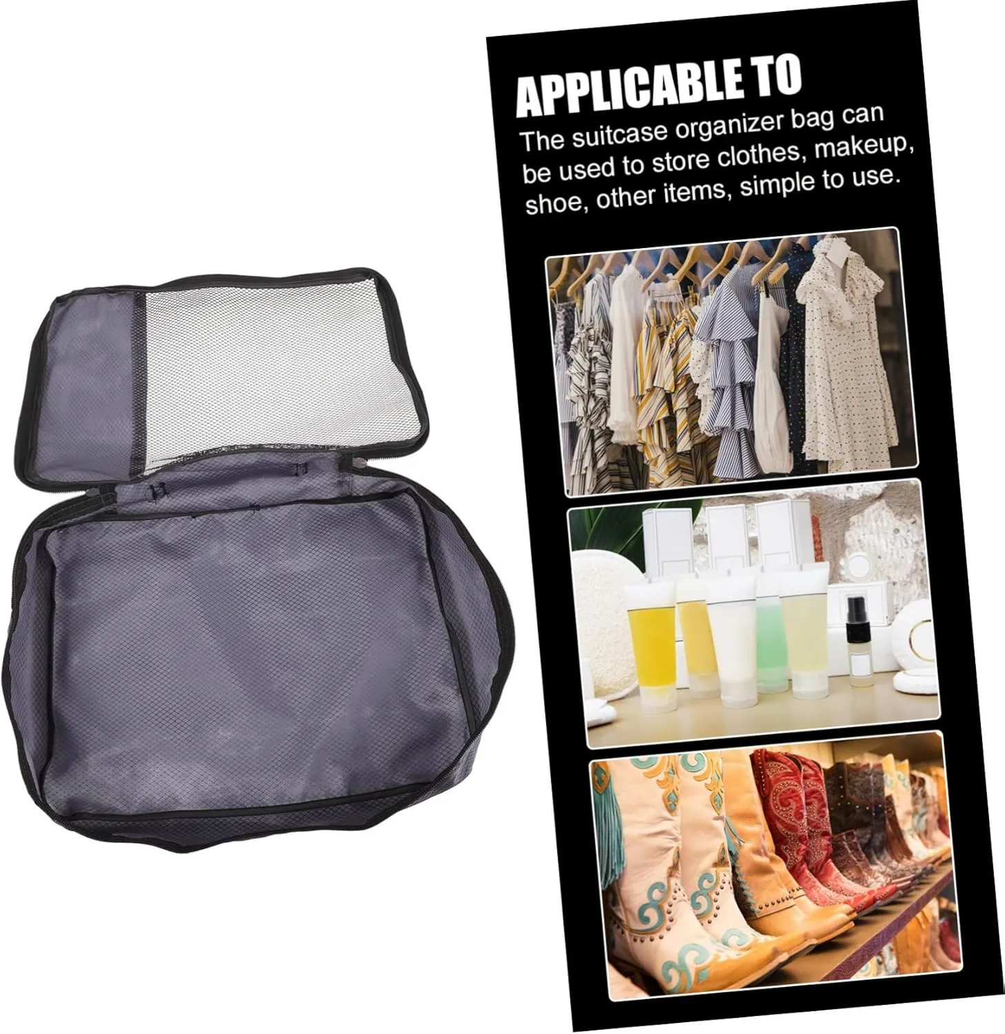 Organizer Bag for Luggage Suitcase Storage Bag Travel Luggage Organizer Packing Cubes