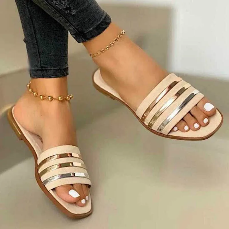 Outdoor Ladies Flat Fashion Shoes