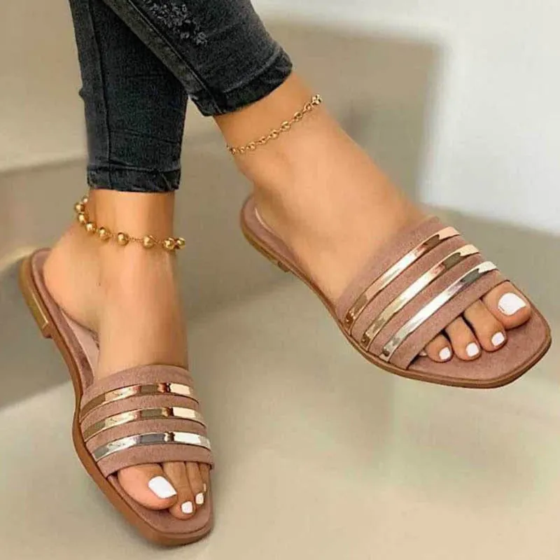 Outdoor Ladies Flat Fashion Shoes
