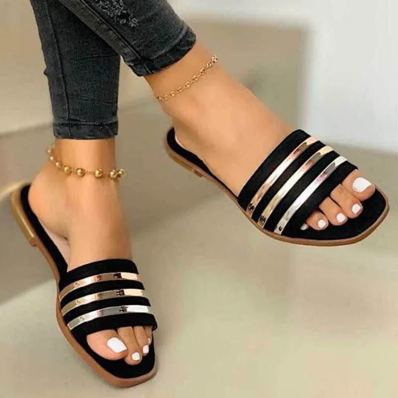 Outdoor Ladies Flat Fashion Shoes