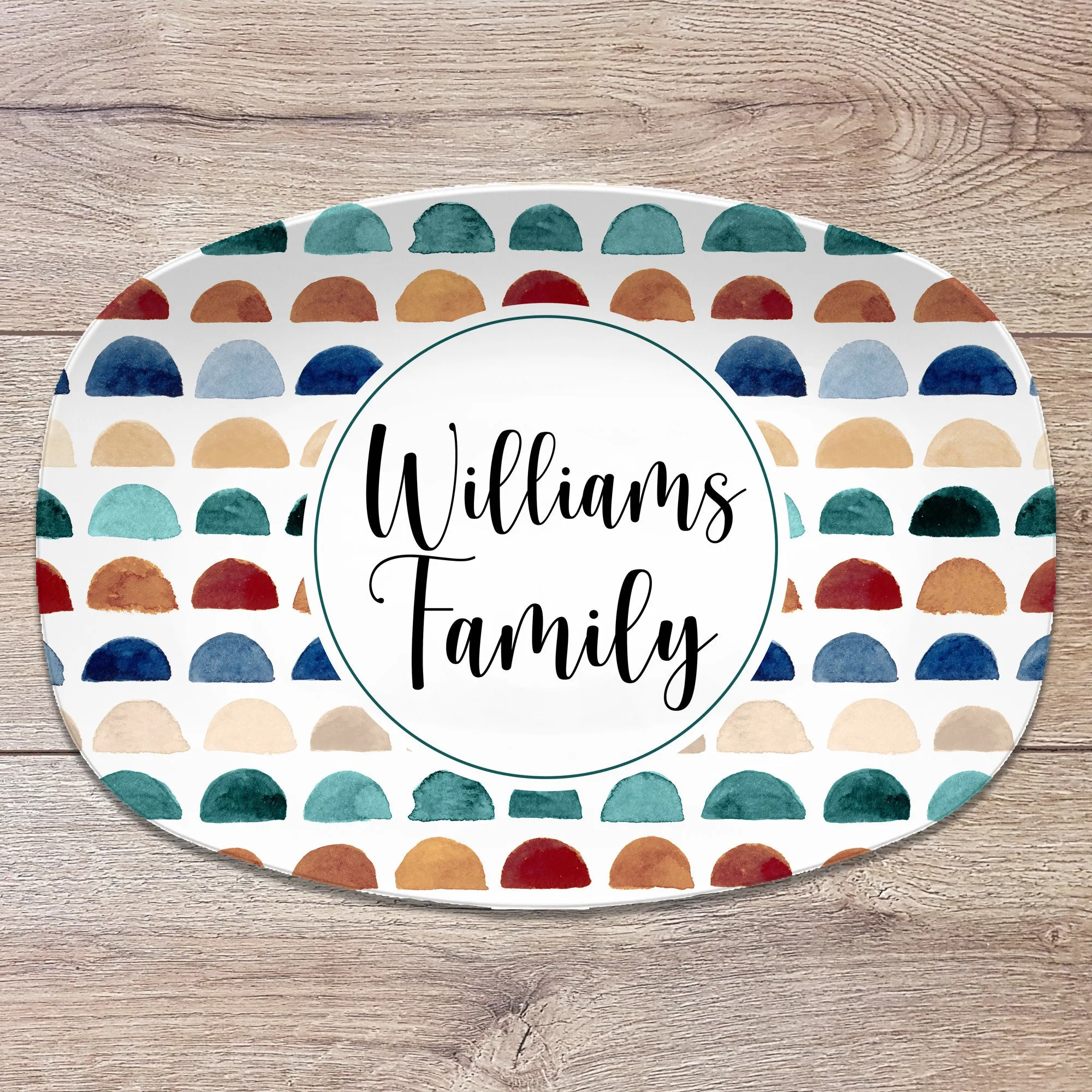 Personalized Platter Boho Pattern