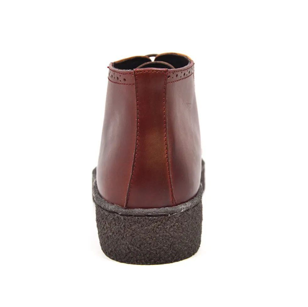 Playboy Wingtips Two Tone Oxblood-Tan