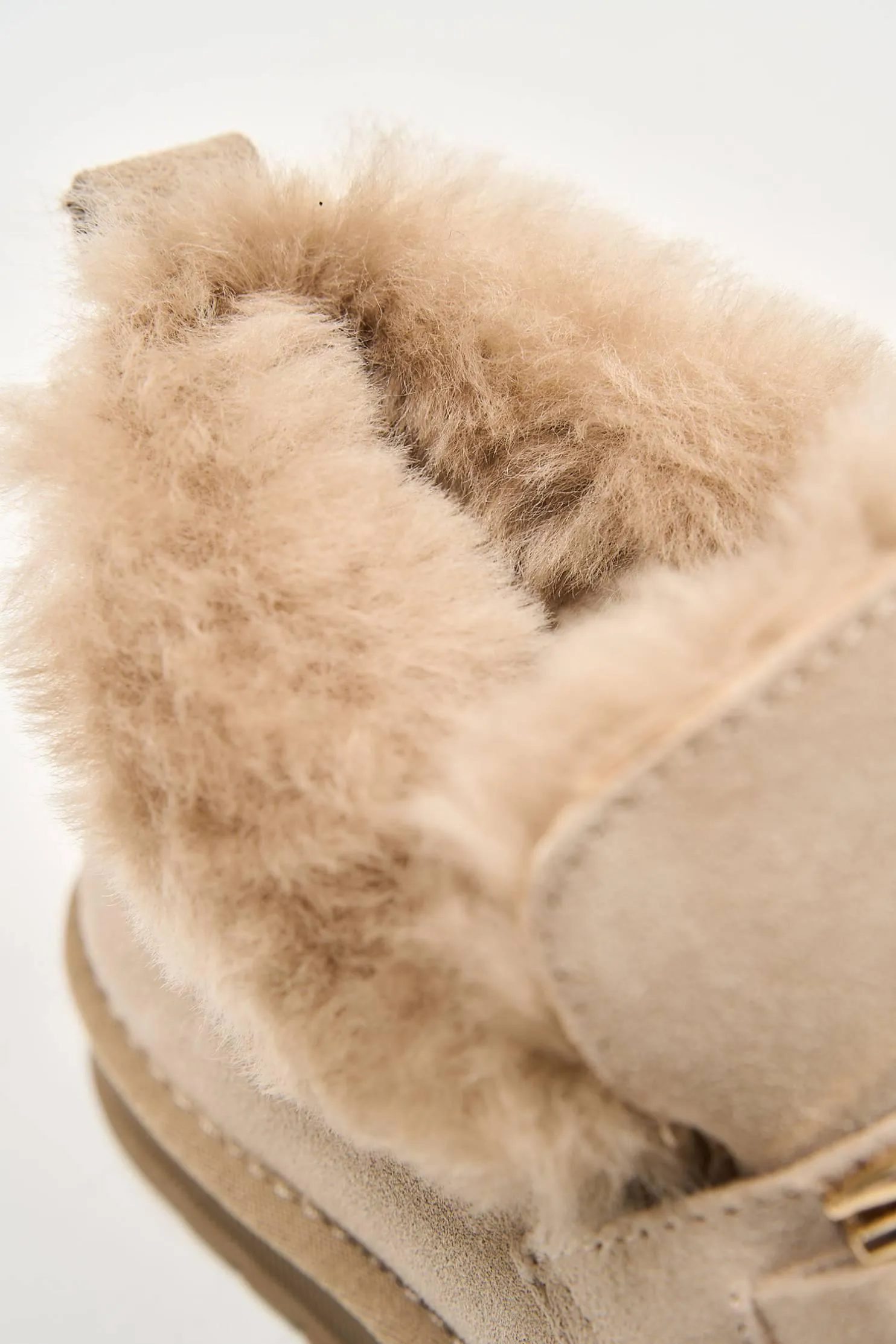 Puff Buckle Beige