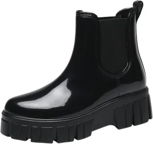 Rain Boots for Women Waterproof Short Boots Platform Ankle Booties Rubber Rain Boots Fishing Boots For Men