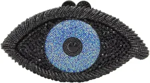 Rhinestone Purses for Women Women's Evening Handbags Unique Purses Bling Purse Money Bags for Party Evil Eye Clutch Black