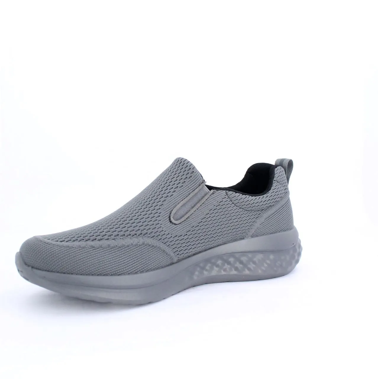RICARDO MENS SLIPON TRAINERS-GREY