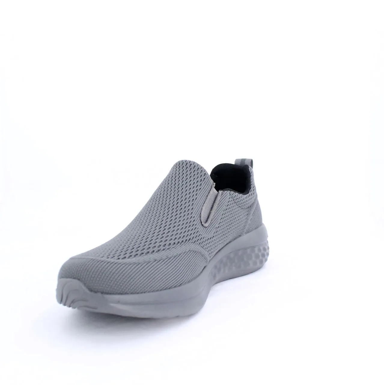 RICARDO MENS SLIPON TRAINERS-GREY