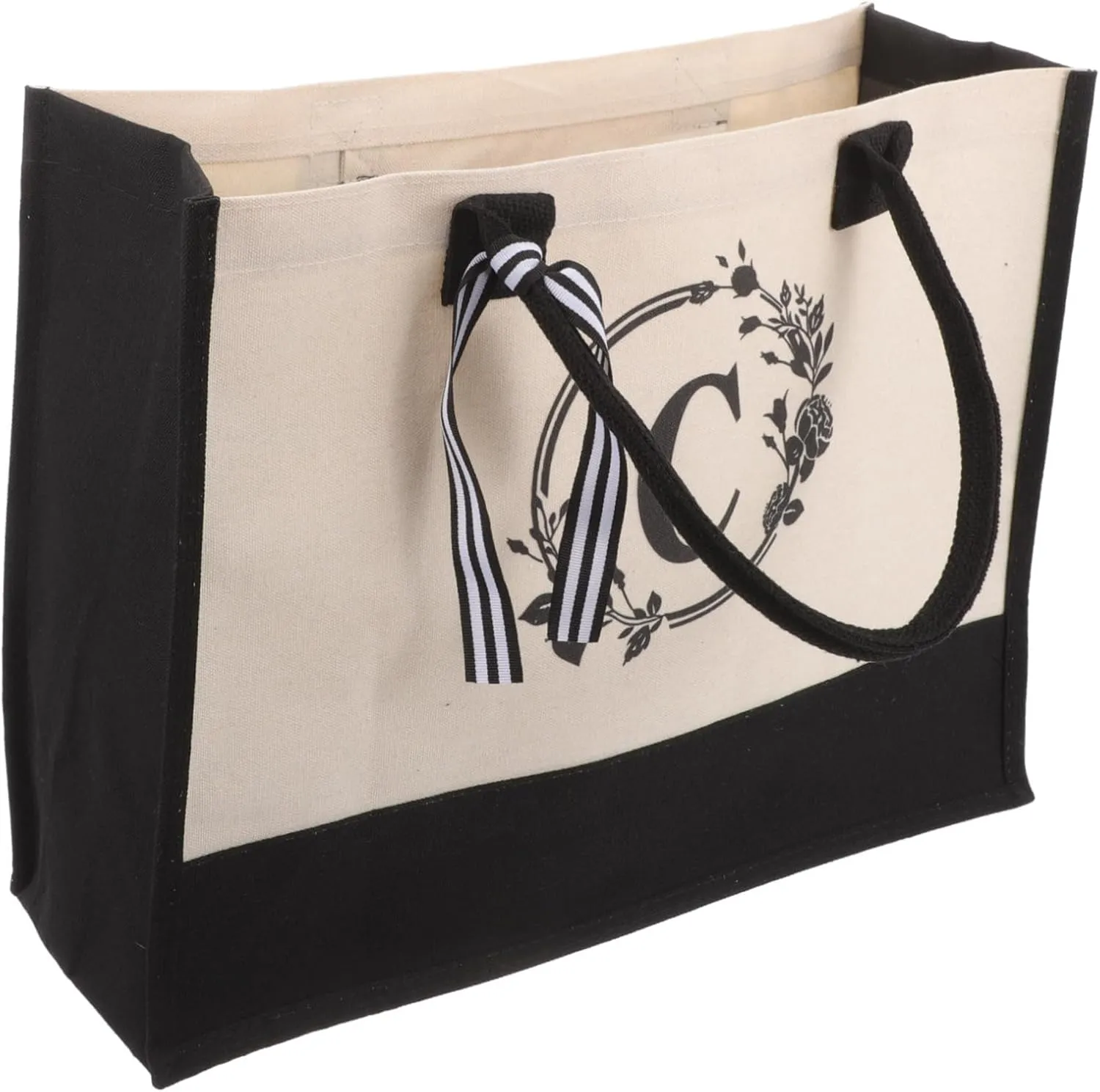 SAFIGLE Letter c Handle Tote Bag Wedding Bag Large Capacity Bridal Shower Present Party Favor