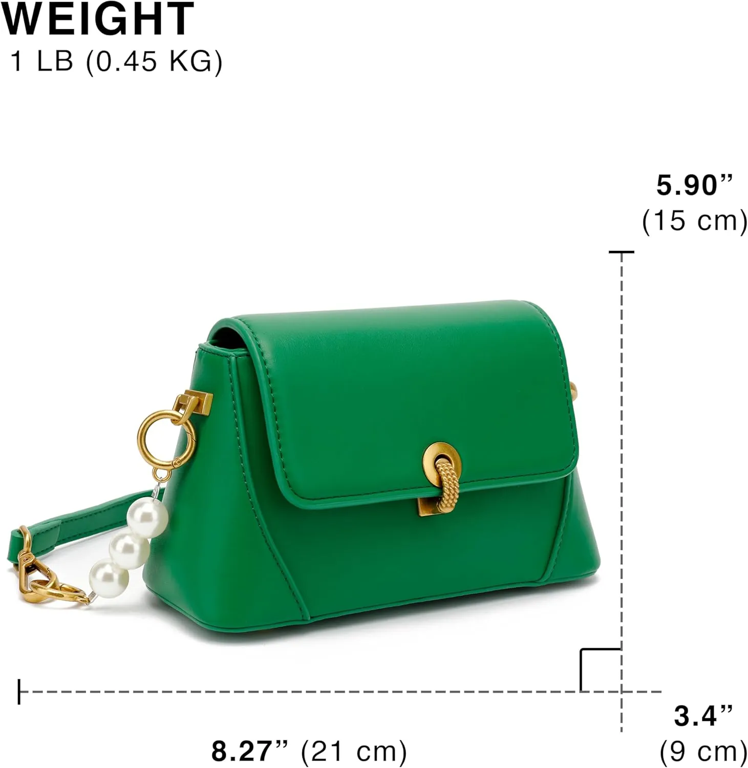 Scarleton Crossbody Bags for Women, Purses for Women, Lightweight Shoulder Bag, Casual Crossbody Bag, H2078