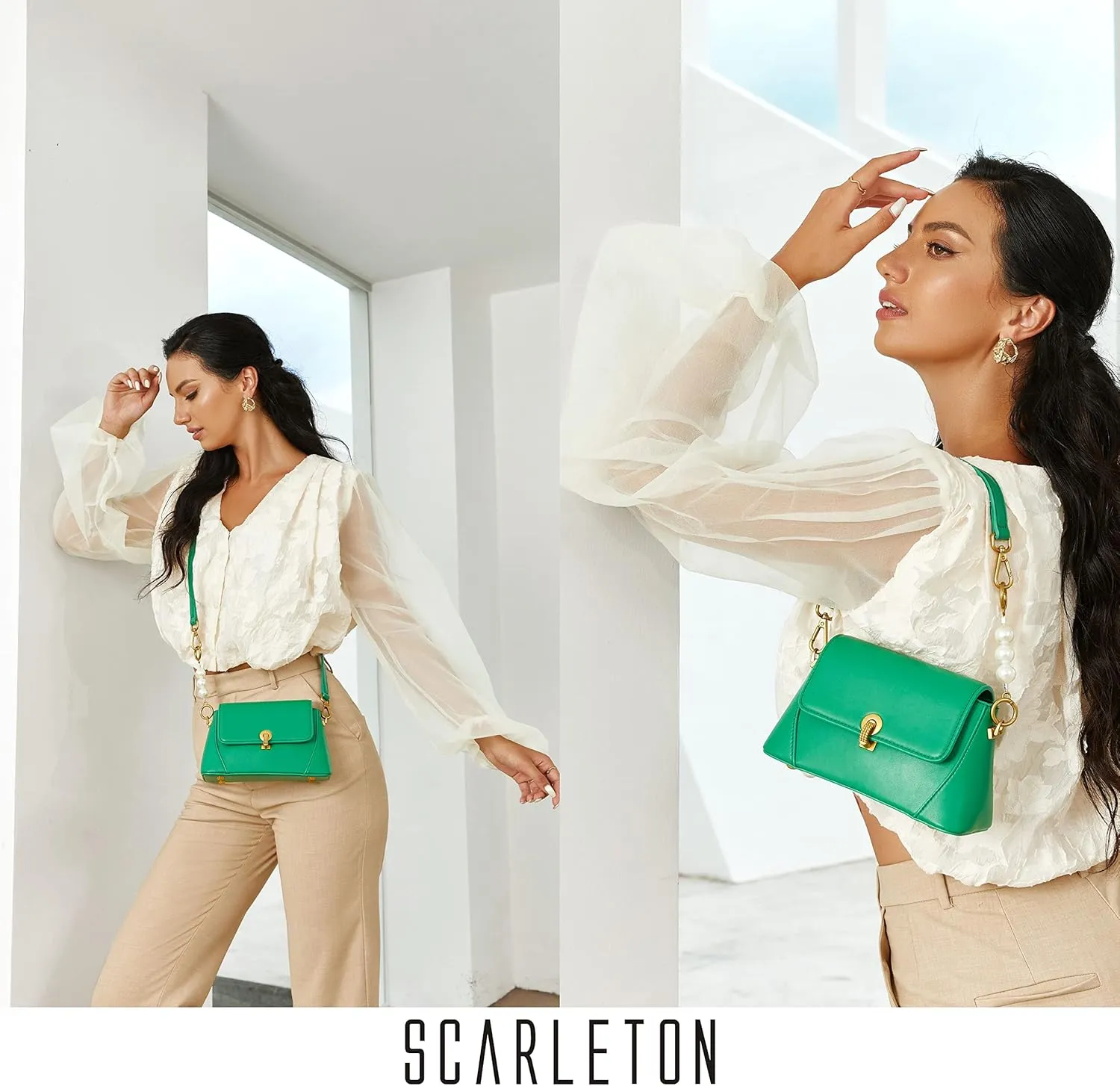 Scarleton Crossbody Bags for Women, Purses for Women, Lightweight Shoulder Bag, Casual Crossbody Bag, H2078
