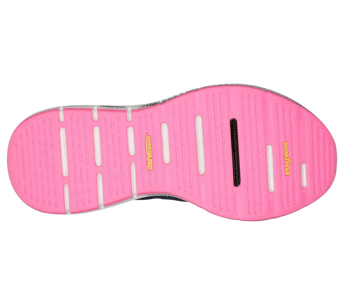 Skechers Women's 124933/NVHP GO WALK Workout Walker - Outpace Trainers Navy Hot Pink