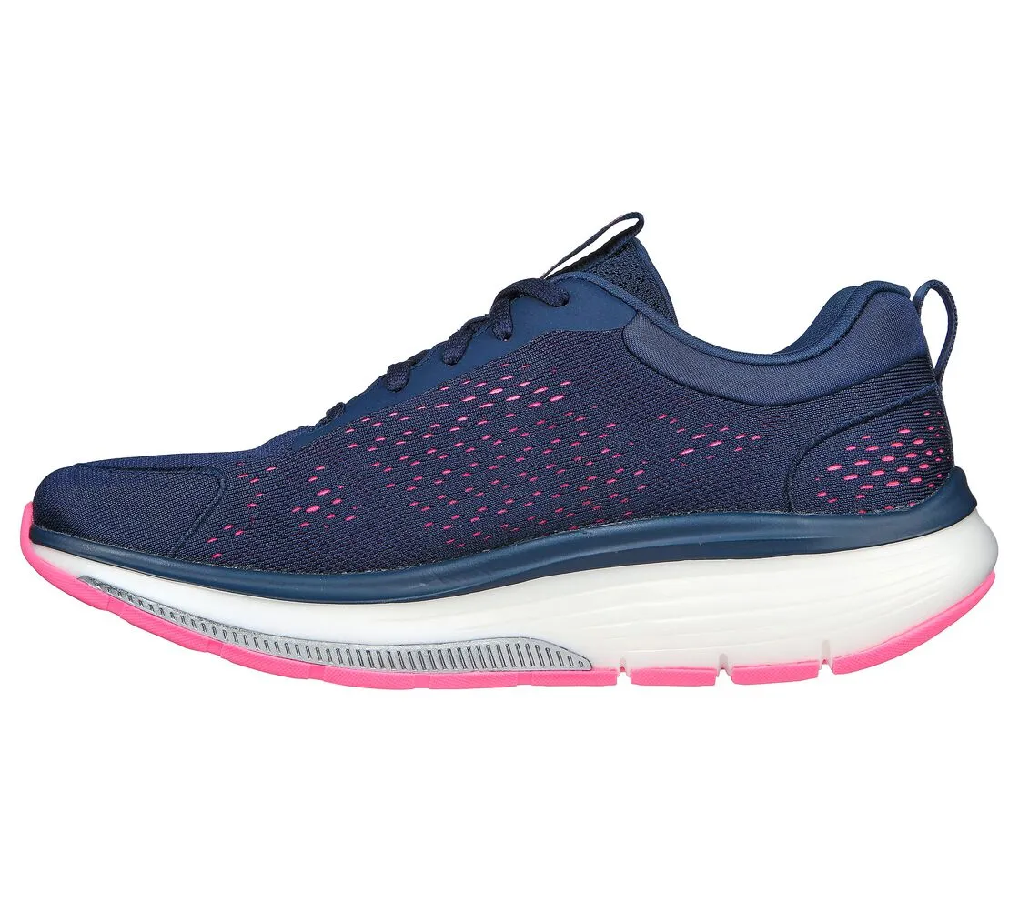 Skechers Women's 124933/NVHP GO WALK Workout Walker - Outpace Trainers Navy Hot Pink