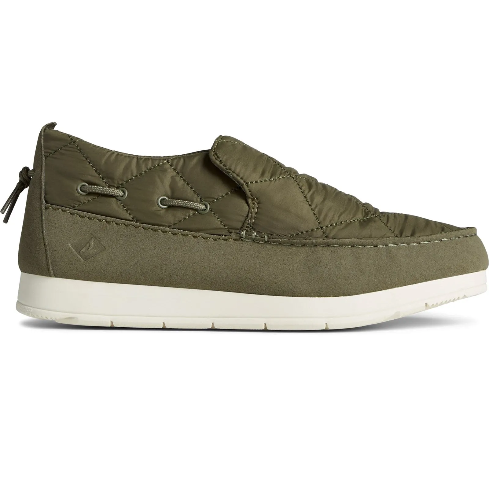 Sperry Mens Moc Sider Slip On Trainers - Olive