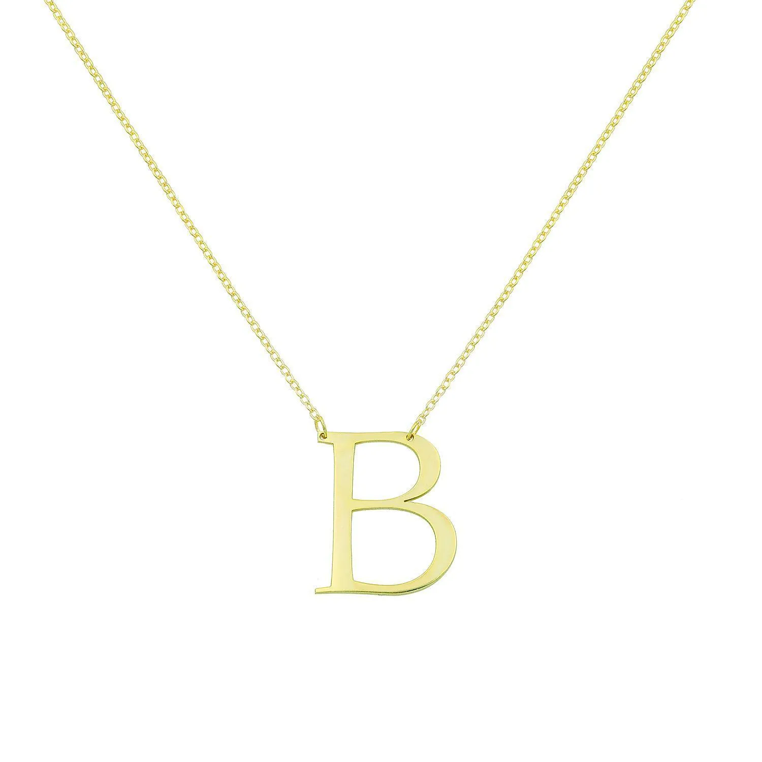 The Sis Kiss Statement Initial Pendant