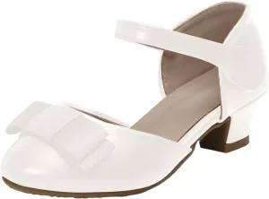Toddler Boys Girls Sandals Girls Princess Shoes Little Hollow Bow Sandals Children's Dance Performance Dress High Heels Adjustable Sporty Slides for The Beach and Pool