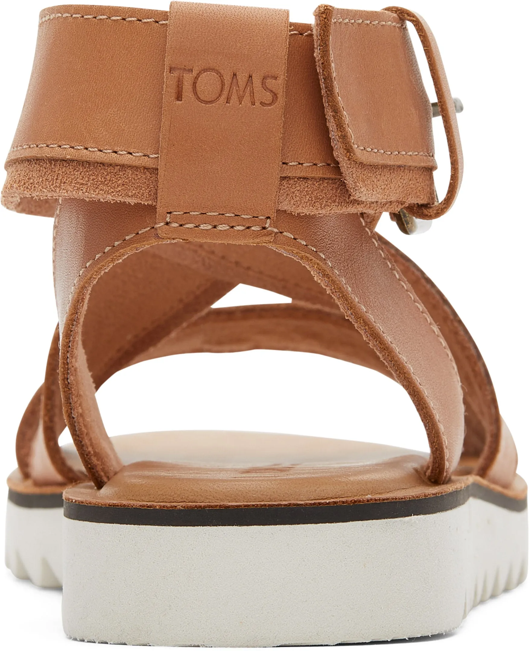 Toms Women Sidney Tread Warm Beige Leather Suede