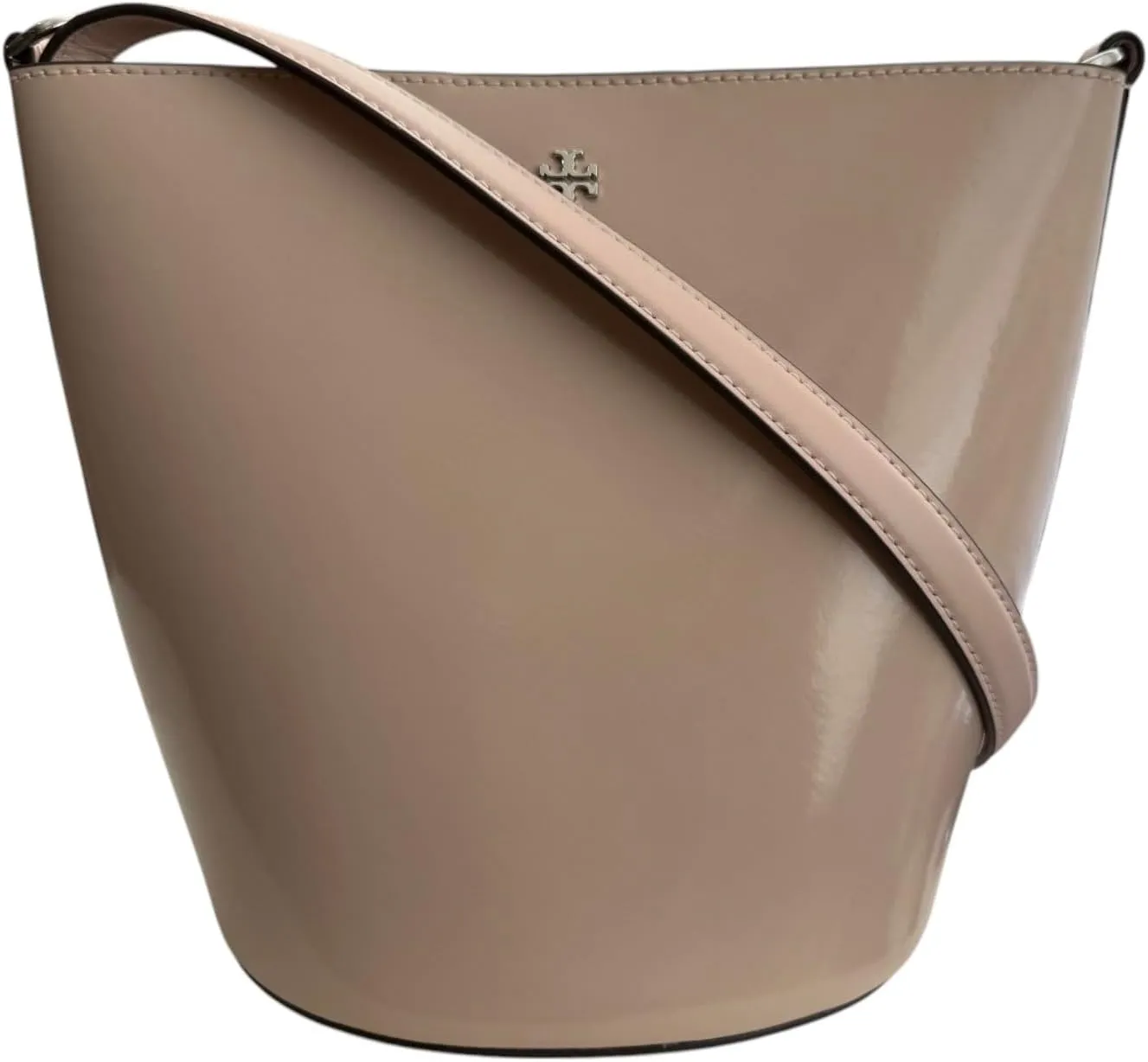 Tory Burch Women's Blake Patent Bucket Bag (Soft Pink)
