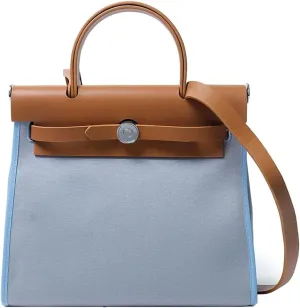 Trendy Top Handle Bags for Women,Classic Leather and Canvas Satchel small Purses Handbags Crossbody with Adjustable Strap