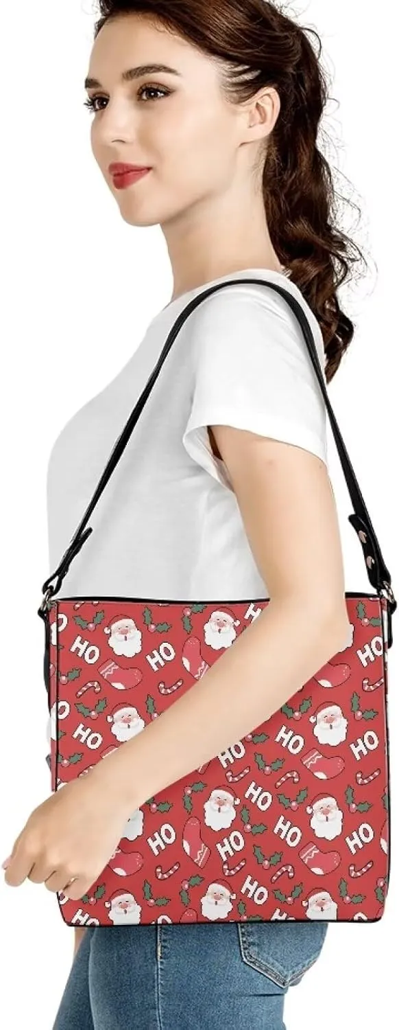 TSOVTHTID Hobo Crossbody Handbag Fashion Tote Bag for Women Leather Suitable for Work School Travel Outdoor