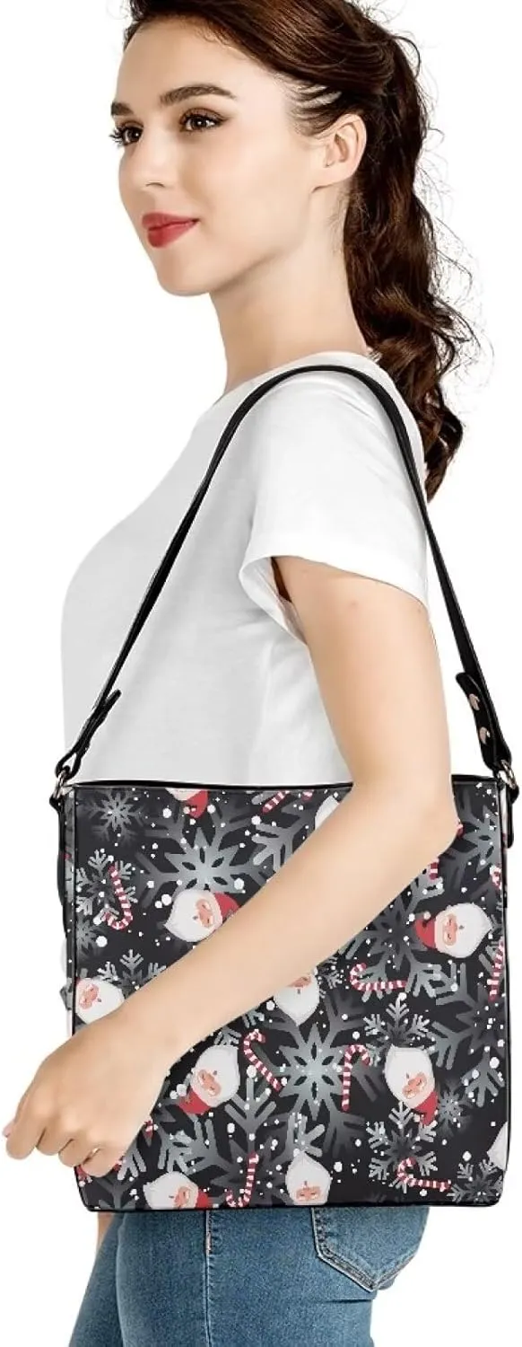 TSOVTHTID Hobo Crossbody Handbag Fashion Tote Bag for Women Leather Suitable for Work School Travel Outdoor