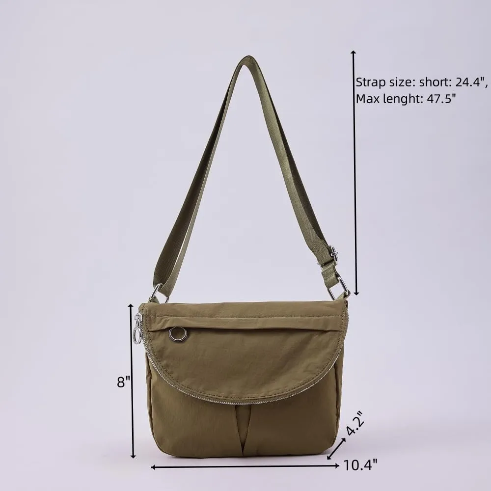 VAKAER Crossbody Purse for Women, 5L Casual Festival Bag With Adjustable Strap Women's Shoulder Handbags for Travel Workout