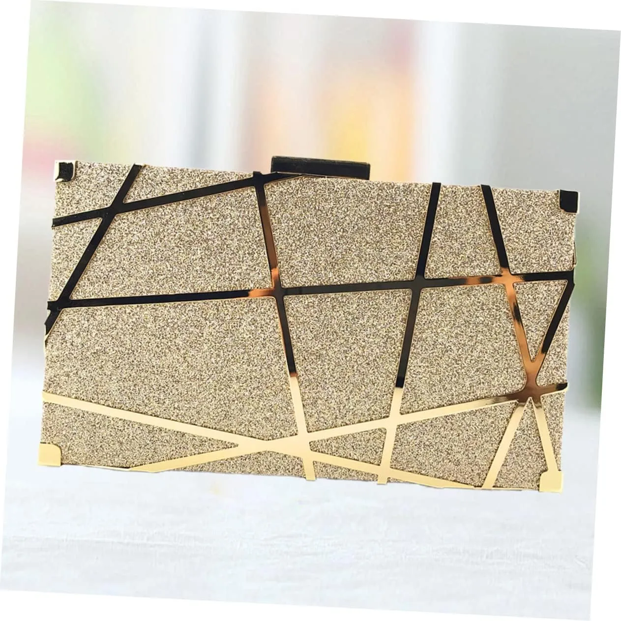 VALICLUD Clutch for Women Evening Handbag Clutch Purse Fashion Clutch Dinner Bag Miss Banquet Bag Metal Chain Bag