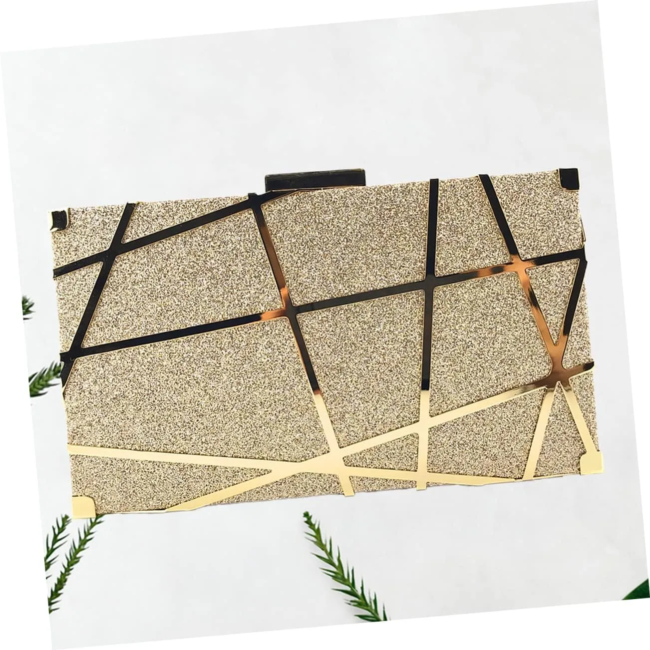 VALICLUD Clutch for Women Evening Handbag Clutch Purse Fashion Clutch Dinner Bag Miss Banquet Bag Metal Chain Bag