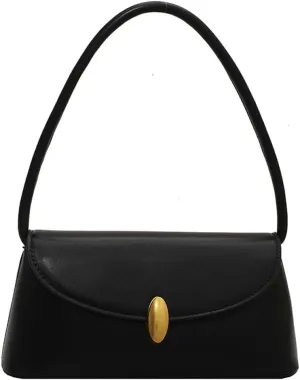 Vintage Shoulder Bags for Women Small Clutch Tote Purses Classic Underarm Bag Trendy PU Leather Handbags Satchel