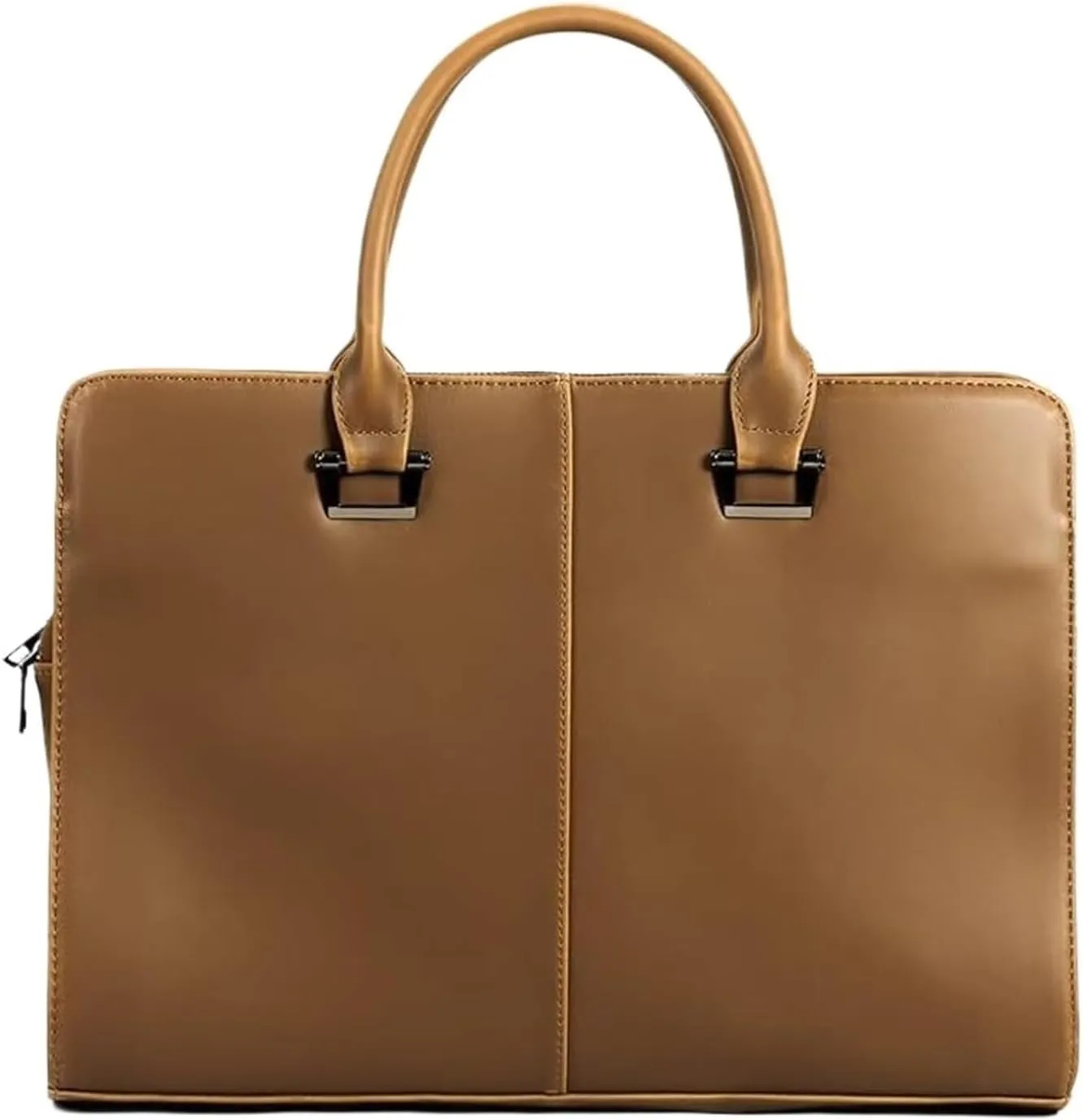 Vintage Soft Leather Briefcase Handbag Crossbody Bag Office Laptop Bag