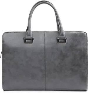 Vintage Soft Leather Briefcase Handbag Crossbody Bag Office Laptop Bag