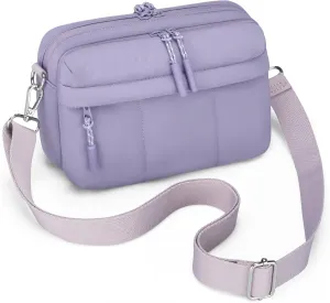 VONAL Small Crossbody Bags for Women Travel Purses Puffer Lightweight Nylon Quilted Puffy Bag Handbags with Multiple Pockets