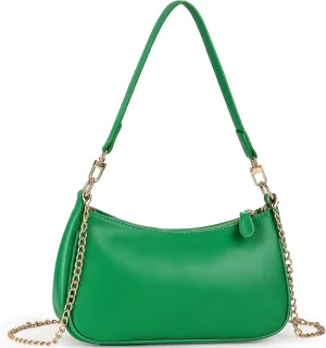 WantGor Clutch Tote Handbags, Shoulder Purse for Women Crossbody Bags Mini Hobo Bag Retro Vegan Leather Trendy Handbag