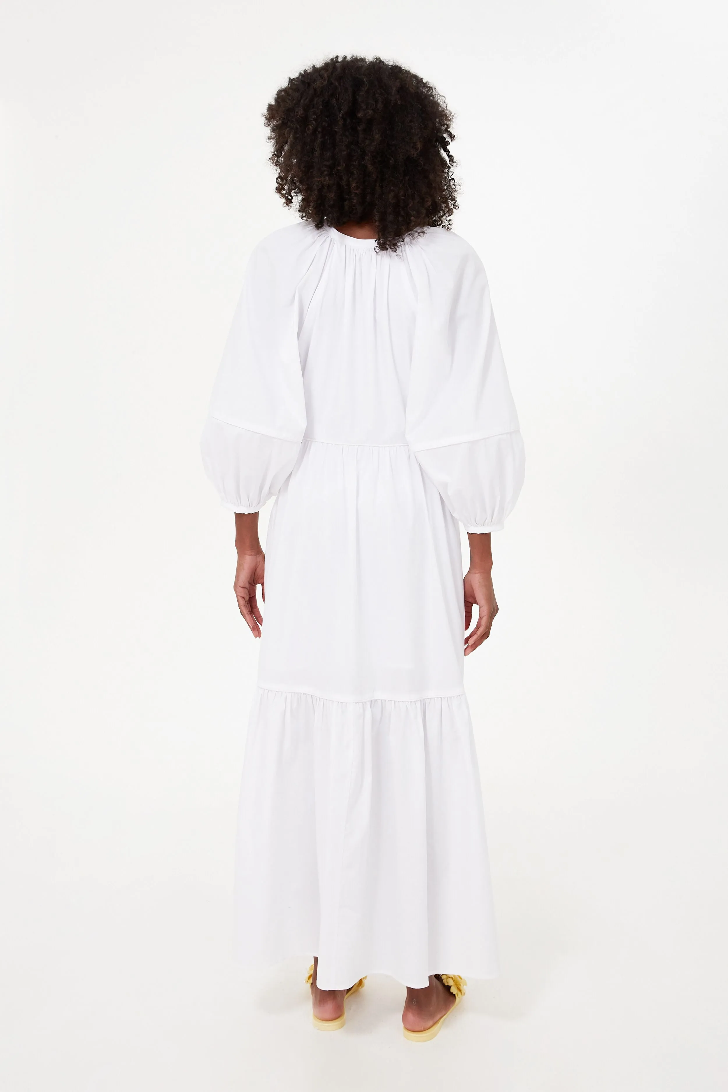 White Demi Dress