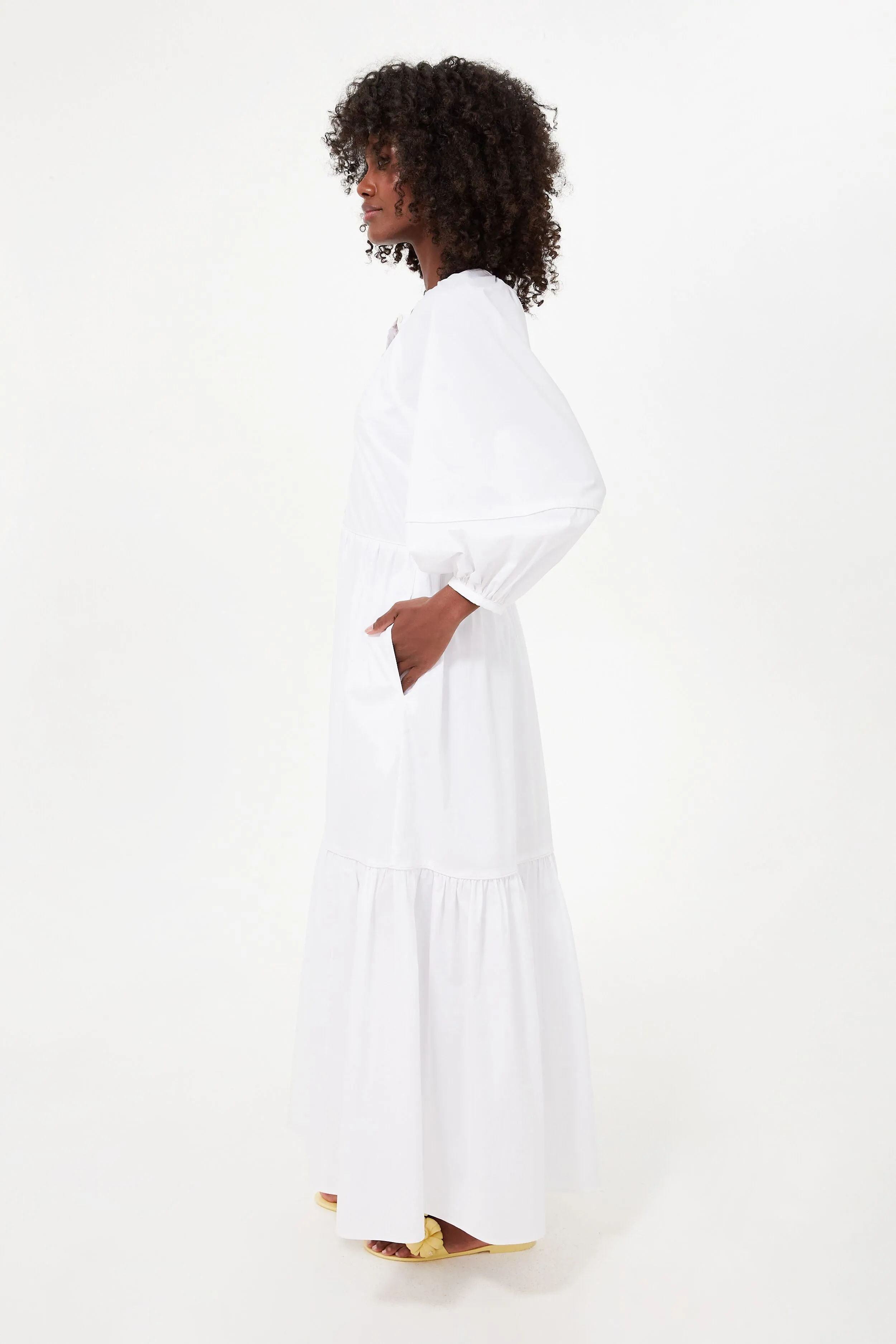 White Demi Dress