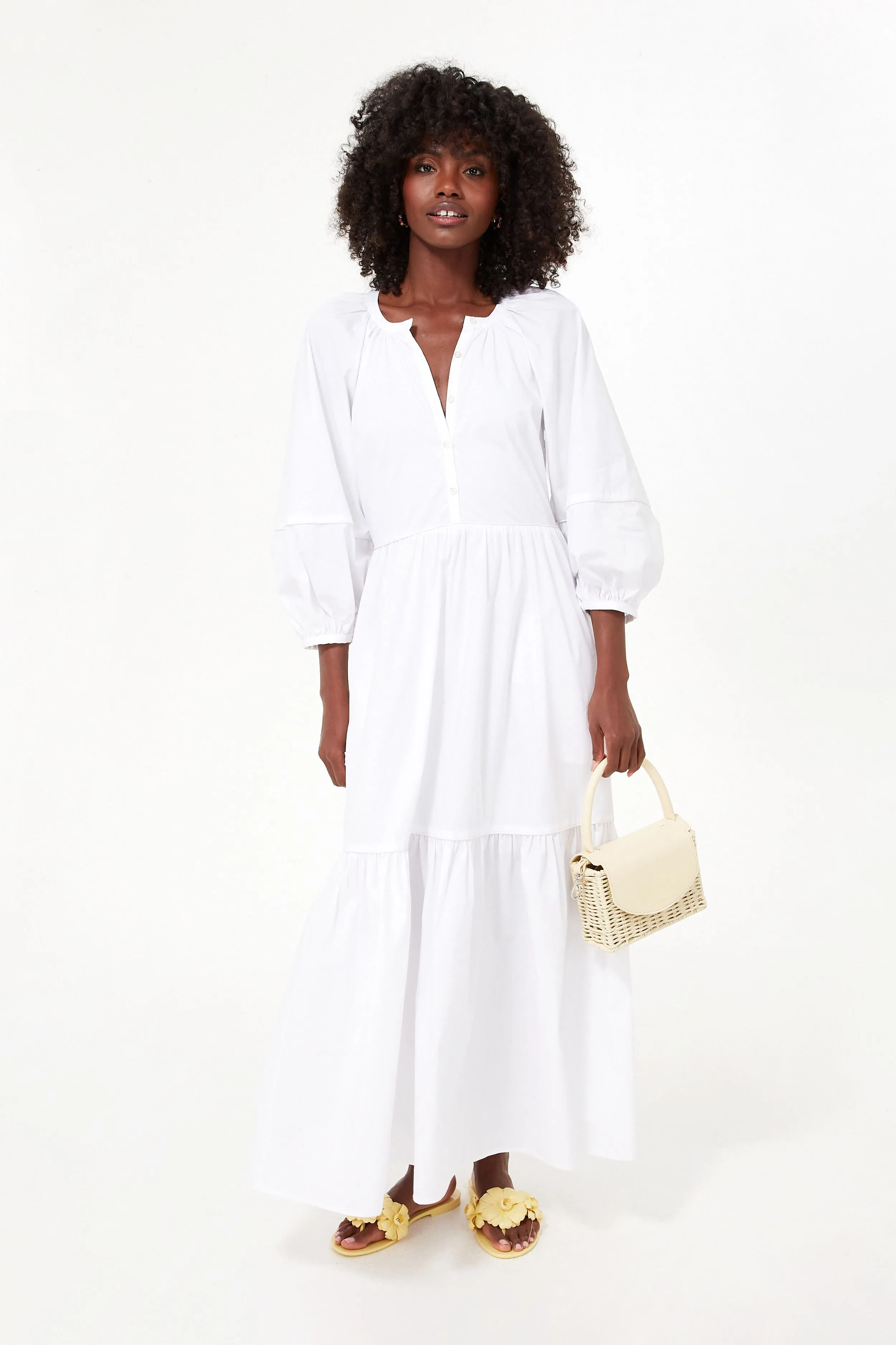 White Demi Dress