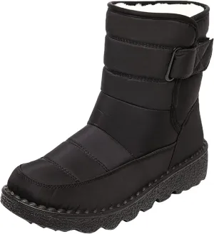 Winter Boots for Teens Waterproof Snow Boots Platform Short Rain Boots Comfortable Lightweight Hiking Boot Work Boots for Men