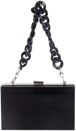 Women Acrylic Clutch Purse Clear Evening Shoulder Bag Unique Acrylic Clutch Purse for Wedding Cocktail Party Prom