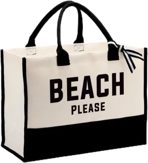 Women Canvas Tote Bag, Canvas Tote Bag Large, Chic Tote Bag, Beach Bag, Weekend Bag, Birthday Gift for Girls Women Friends, Reusable Shopping Bag Grocery Bag Utility Bag, White Canvas Totes Bag
