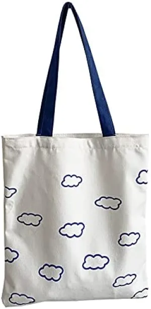 Women canvas Tote Bag for Women Shoulder Bag with zipper Work Beach Travel and Shopping Grocery Bag