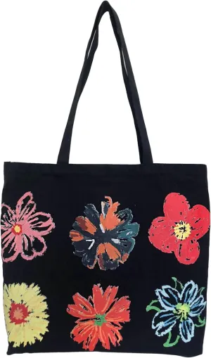 Women canvas Tote Bag for Women Shoulder Bag with zipper Work Beach Travel and Shopping Grocery Bag