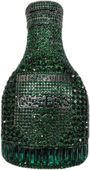 Women Champagne Bottle Rhinestone Clutch Unique Evening Bag Crystal Dinner Handbag Bride Purse for Party Cocktail