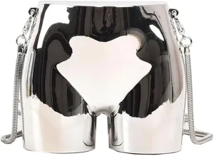 Women Evening Clutch Handbags Funny Butt Shape Unique Shoulder Bag Acrylic Fashion Handbag Chain Strap Stylish Lad