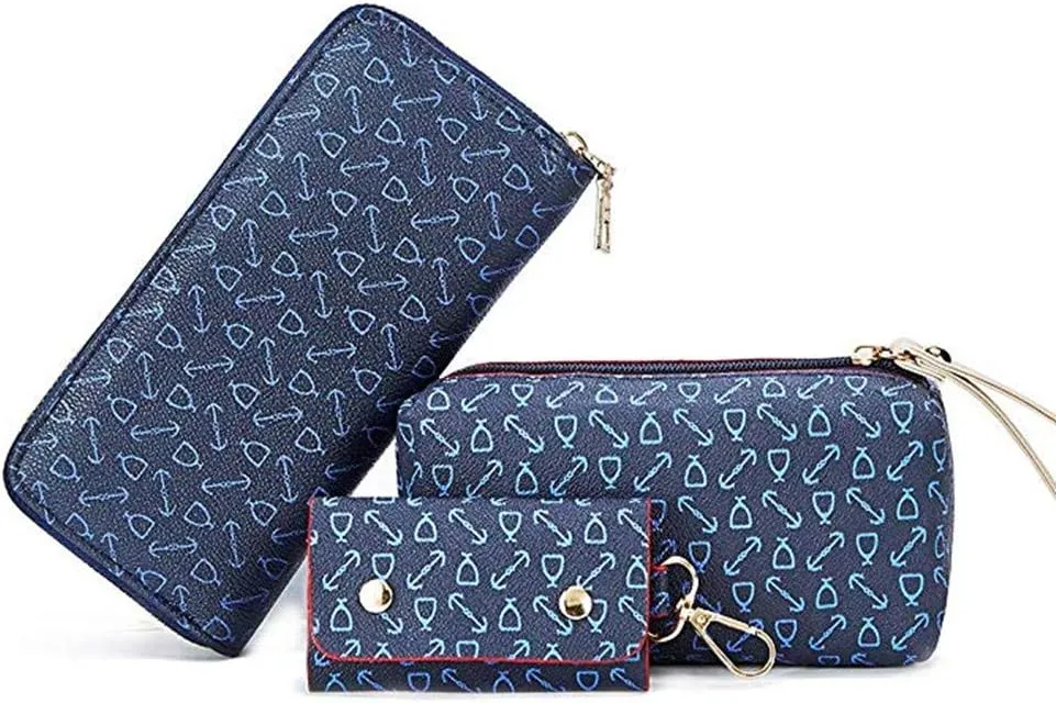 Women Handbag Set 6 Pcs PU Leather Tote Purse Set Multi-purpose Classic Shoulder Bag